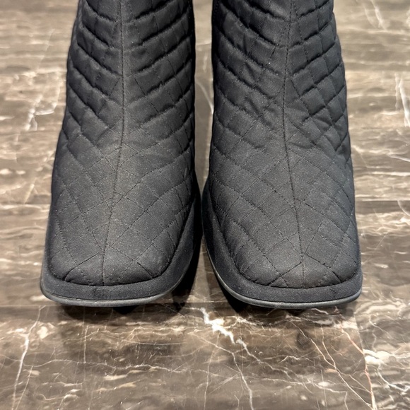 Casadei Quilted Platform Wedge Booties - Picture 6 of 12